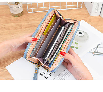 Billetera Larga de Cuero para Mujer Multifuncional - Image 11