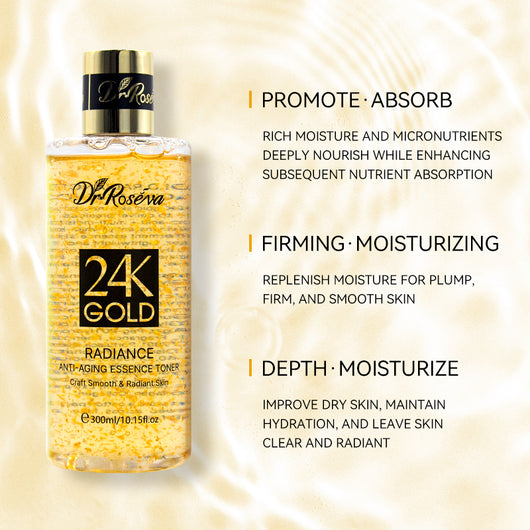 Tónico Facial de Oro 24K y Colágeno - Poros Refinados e Hidratación Profunda - Image 5