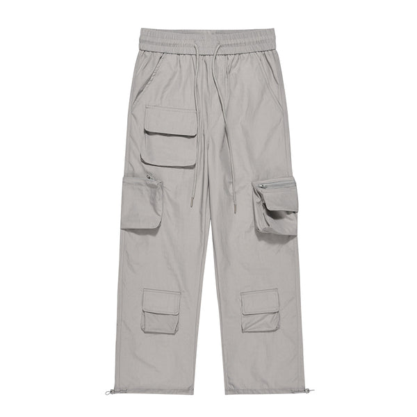 Pantalones Cargo Holgados con Múltiples Bolsillos para Hombre