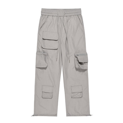 Pantalones Cargo Holgados con Múltiples Bolsillos para Hombre