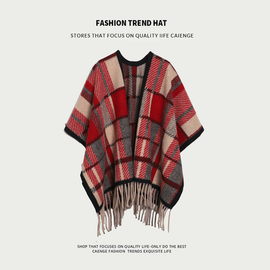 Abrigo Capa Casual Extragrueso para Mujer