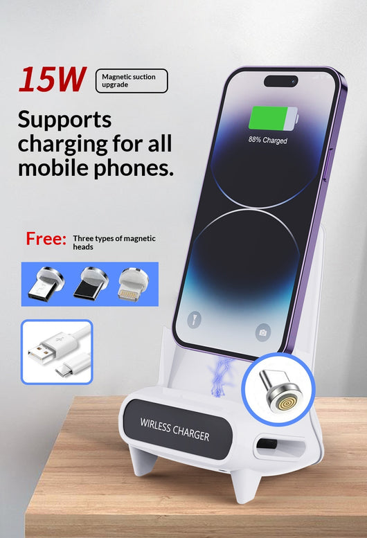 Soporte Ajustable para Celular y Tablet con Audio Mejorado y Carga Rápida - Image 7