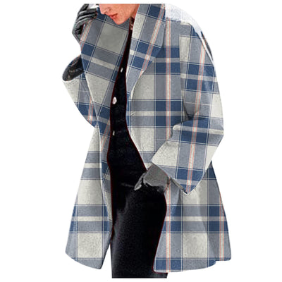 Chaqueta de Lana Estampada para Mujer - Image 10