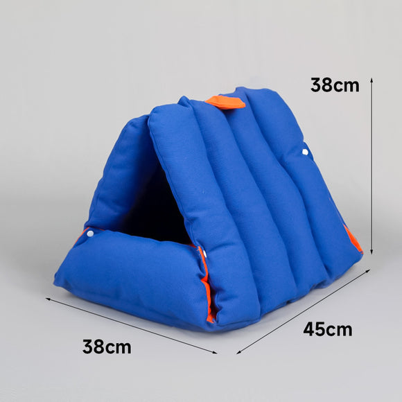 Nido Triangular Modular para Gatos - Cama Térmica Transformable para Otoño e Invierno