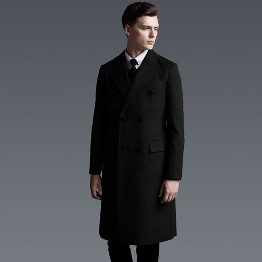 Abrigo Largo de Cashmere Doble Botonadura - Talla Grande - Image 2