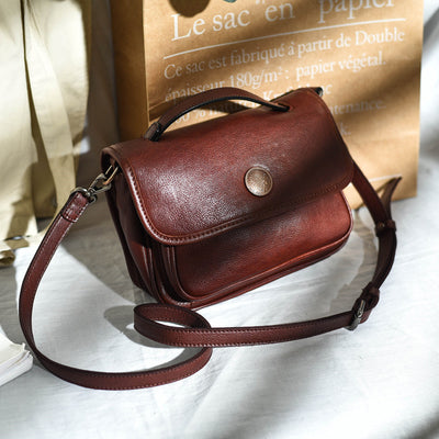 Bolso Bandolera de Cuero Genuino Premium - Diseño Minimalista Neutral - Image 7