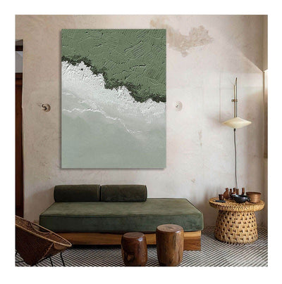 Cuadro Abstracto Texturizado Óleo sobre Lienzo - Decoración Moderna para Sala de Estar - Image 8