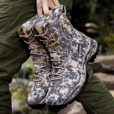 Botas Martin Altas Camuflaje Antideslizantes con Protección de Impacto - Image 16