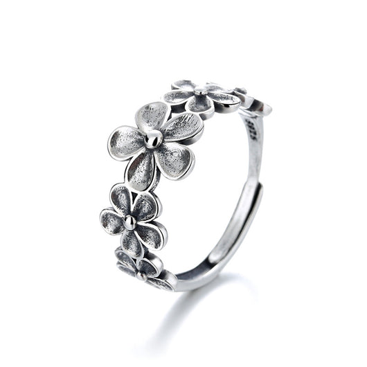 Anillo Ajustable Temperamento Ciruela Invernal con Detalles Artesanales - Image 3