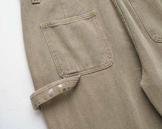 Pantalones Jeans Rectos Baggy con Costuras Lavadas - Image 10
