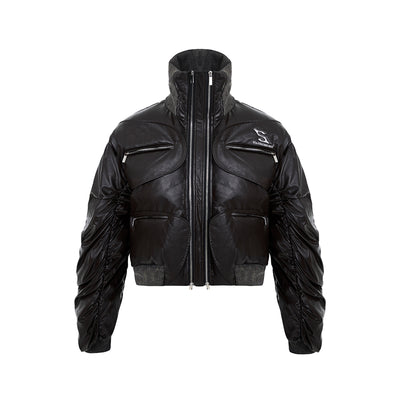 Chaqueta de Algodón Grueso con Cuello de Pie para Hombre - Image 11
