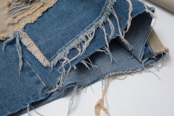 Shorts Denim Verano Corte Recto Fit Deportivo Holgado