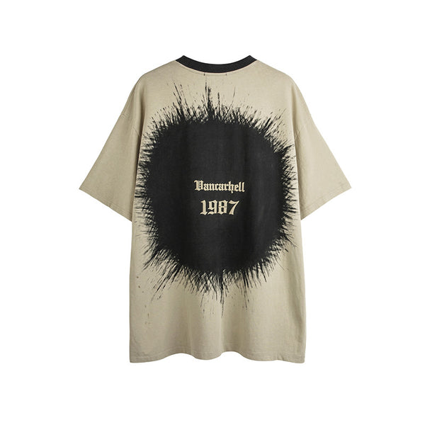 Playera de Contraste de Colores para Parejas - Diseño Moderno Unisex