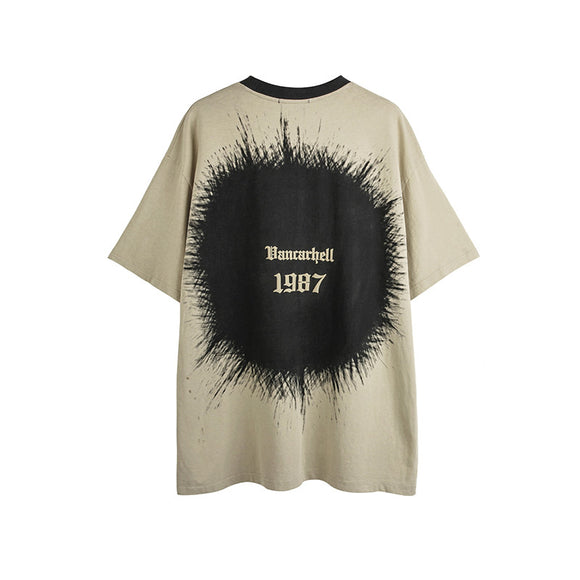 Playera de Contraste de Colores para Parejas - Diseño Moderno Unisex