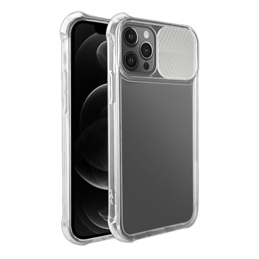 Funda Transparente de Acrílico con Ventana Táctil para Celular