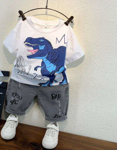 Conjunto Deportivo Infantil Estilo Vaquero de Manga Corta - Image 5