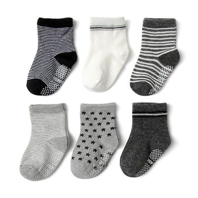 Calcetines Antideslizantes Infantiles a Rayas - Image 7