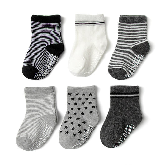 Calcetines Antideslizantes Infantiles a Rayas - Image 7