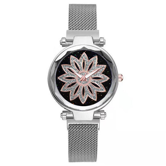 Reloj de cuarzo con esfera de cielo estrellado para mujer - Image 11