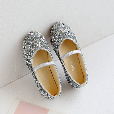 Zapatos de Fiesta para Niñas con Lentejuelas y Punta de Cristal - Image 3