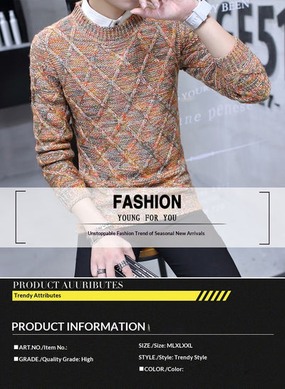 Suéteres Modernos para Hombre - Otoño e Invierno - Image 16