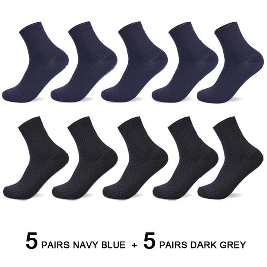 Calcetines Ejecutivos de Fibra de Bambú para Hombre Transpirables - Image 12