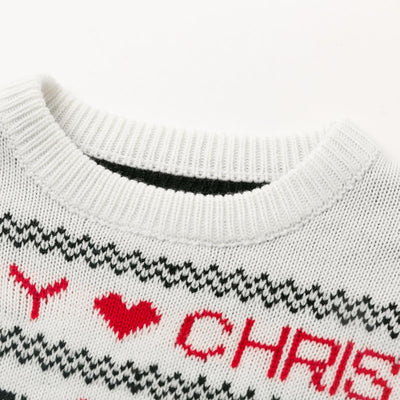 Suéter Navideño con Estampado de Corazón y Alce - Pullover de Punto para Mujer - Image 24