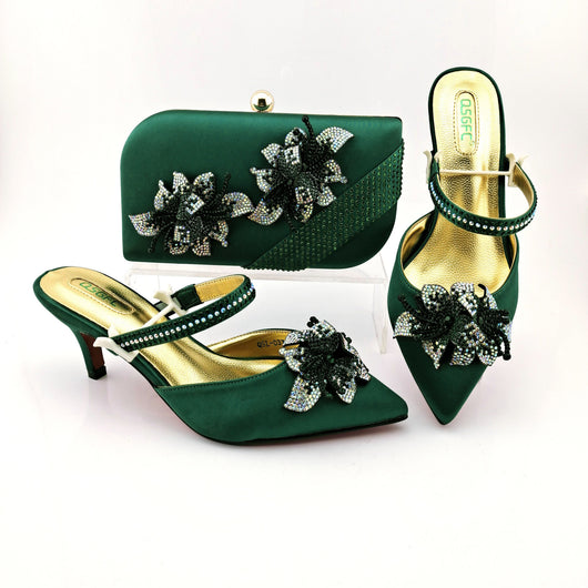 Tacones Altos Puntiagudos con Bolso Coordinado para Eventos - Image 16