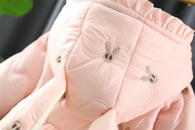 Abrigo Acolchado de Algodón Grueso para Niñas - Chaqueta de Invierno Estilo Occidental - Image 14