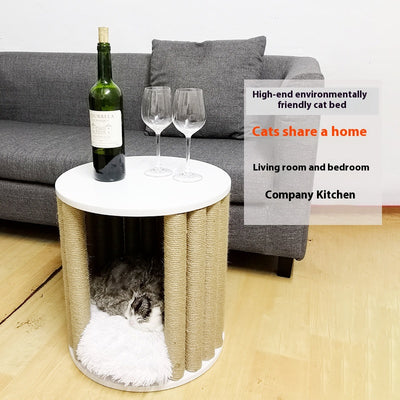 Árbol Rascador para Gatos con Silla Integrada