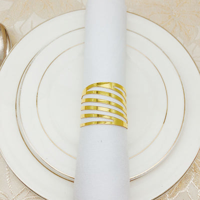 Anillo Servilletero Dorado Estilo Western para Restaurante - Image 8