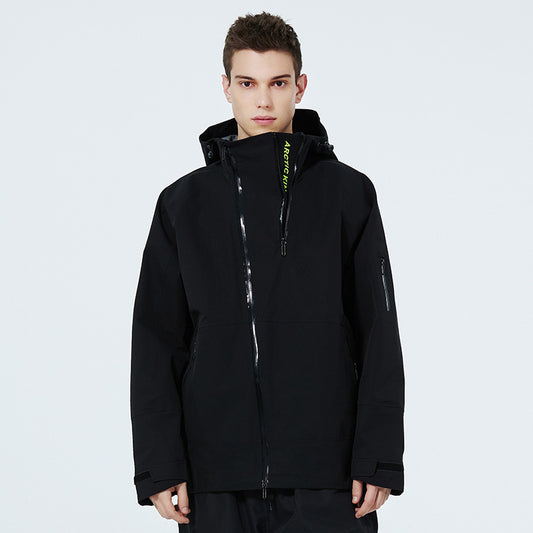 Traje de Esquí Unisex Impermeable y Cortaviento con Doble Capa Térmica