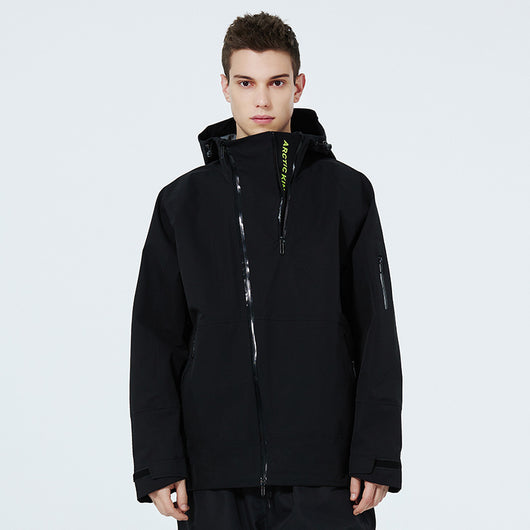 Traje de Esquí Unisex Impermeable y Cortaviento con Doble Capa Térmica