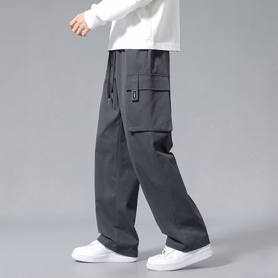 Pantalones Cargo Rectos para Niños con Bolsillos Amplios y Cordón Ajustable - Image 15