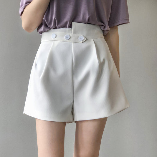 Short Ejecutivo de Corte Asimétrico para Mujer