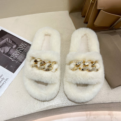 Pantuflas Peludas Acolchonadas Interior y Exterior - Image 4
