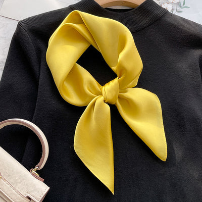 Pañuelo de Seda Elegante Retro para Primavera y Otoño - Image 12