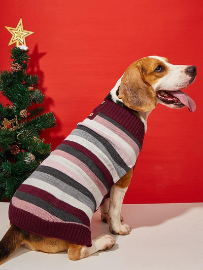 Suéter para Perros Pequeños y Medianos con Cierre de Contraste y Bolsillos - Image 12