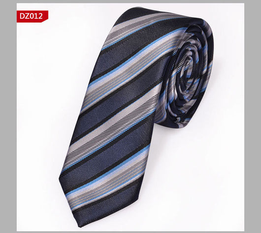 Corbata Angosta Estilo Británico 5cm - Teñida en Fibra de Poliéster - Image 40
