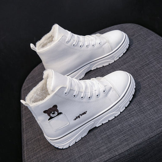 Botas Martin de Moda para Mujer con Tacón Medio y Lona Reforzada - Image 4