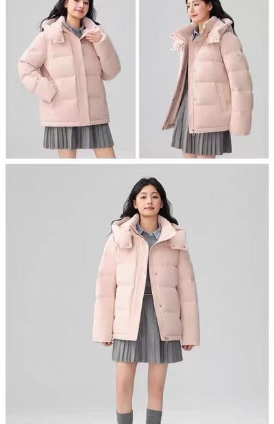 Chaqueta Corta de Algodón con Gorro Desmontable - Image 23