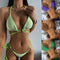 European Style Triangle Bikini with Adjustable Straps