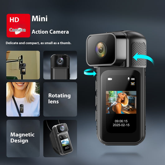 Cámara Deportiva HD S80 con Estabilizador Anti-Vibración - Image 9