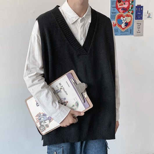 Chaleco de Punto sin Mangas para Hombre - Estilo Otoño - Image 8