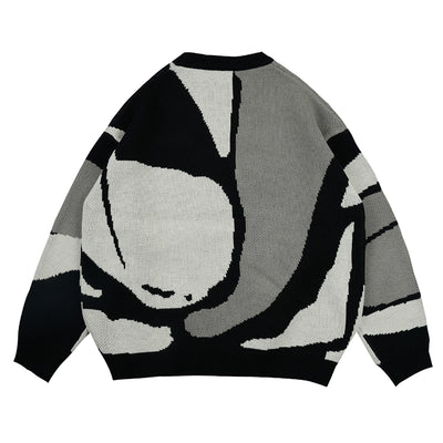 Suéter Holgado Cuello Redondo Tejido para Hombre y Mujer - Image 5