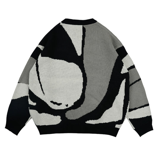 Suéter Holgado Cuello Redondo Tejido para Hombre y Mujer - Image 5