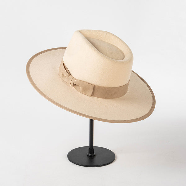 Sombrero Elegante con Moño para Mujer