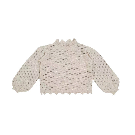Suéter Infantil Cuello Redondo con Detalle Cutout