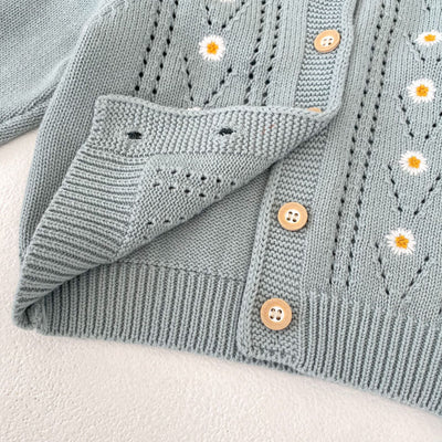 Conjunto de Abrigo Calado y Falda Tejida para Bebé - Image 28