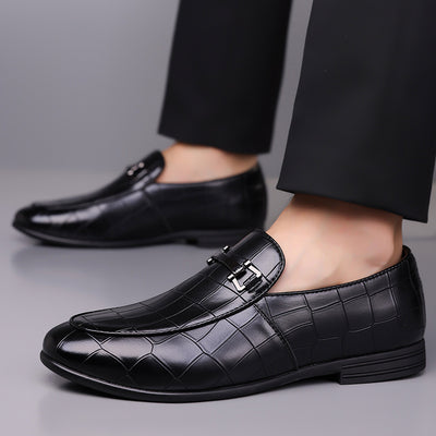 Zapatos de Cuero Ligeros Talla Grande Estilo Cuadros Lujo Premium - Image 6